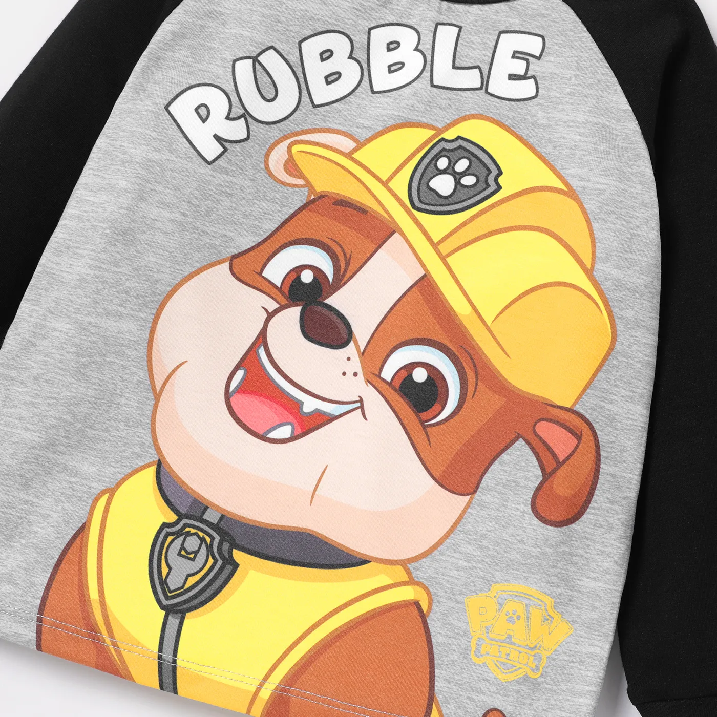 PAW Patrol Toddler Girl/Boy Long Raglan Sleeve Tee blackgray image 4