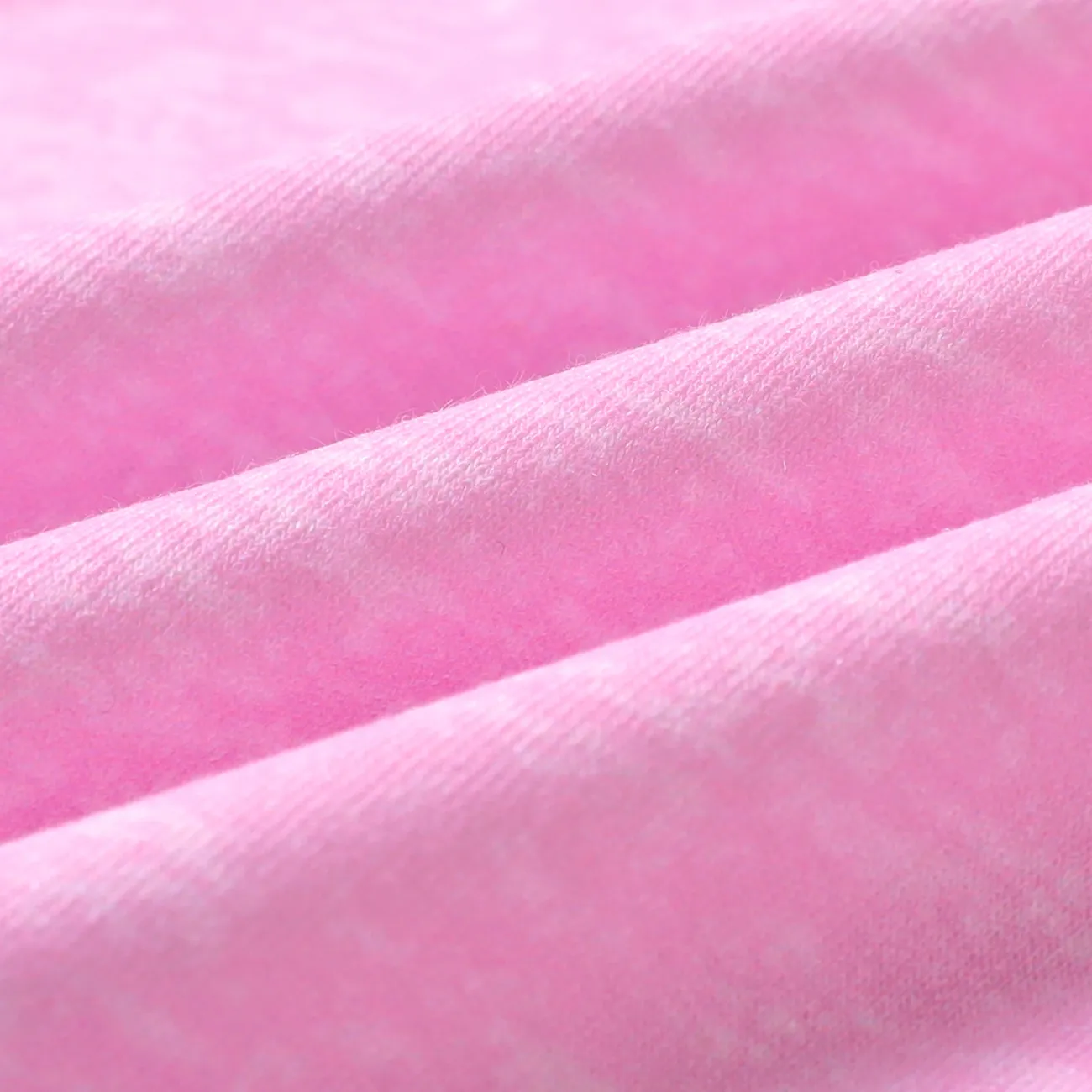 Barbie Toddler Girl Character Print Ruffled Long-sleeve Tee Pink big image 1