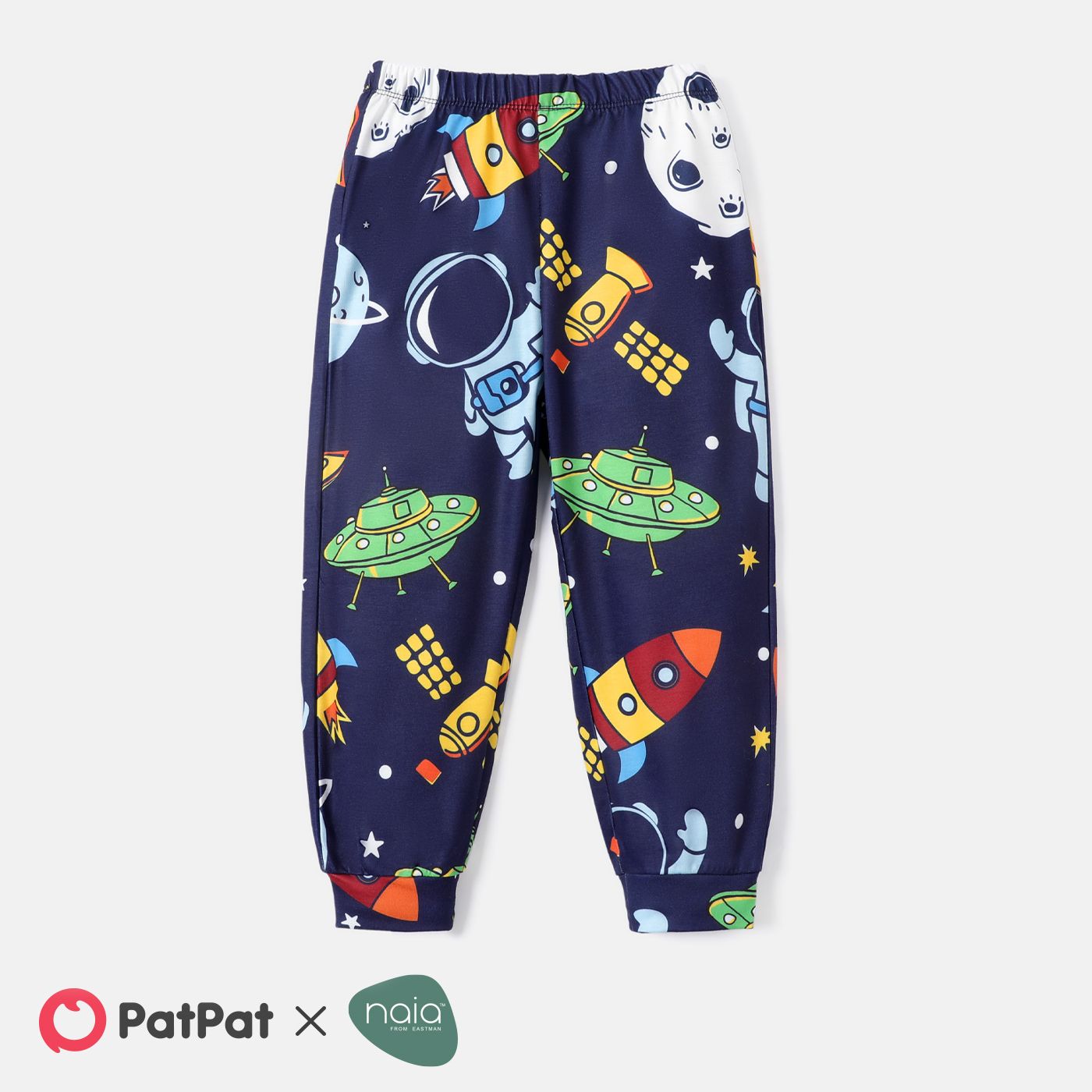 

Naia Toddler Boy Space Print Elasticized Pants