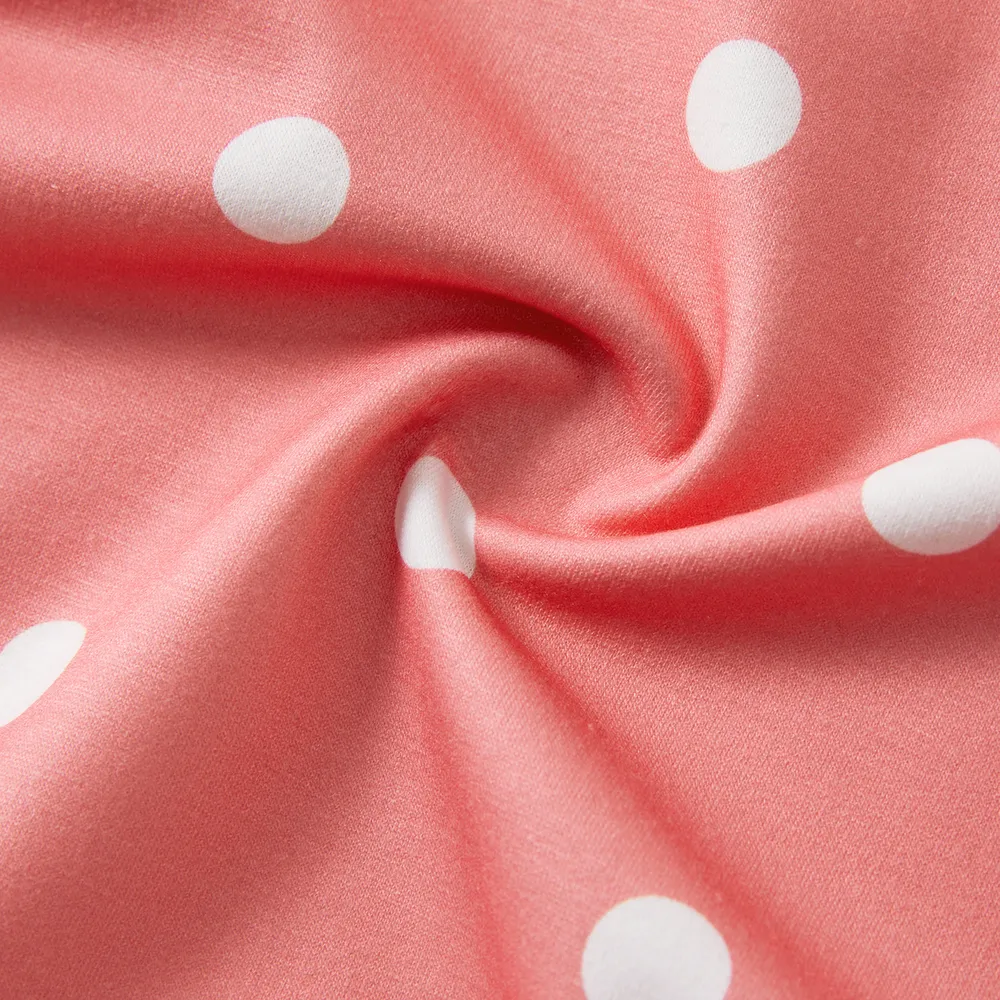 2pcs Baby Girl/Boy Polka dots/Star Print Sweatshirt and Pants Set big image 4