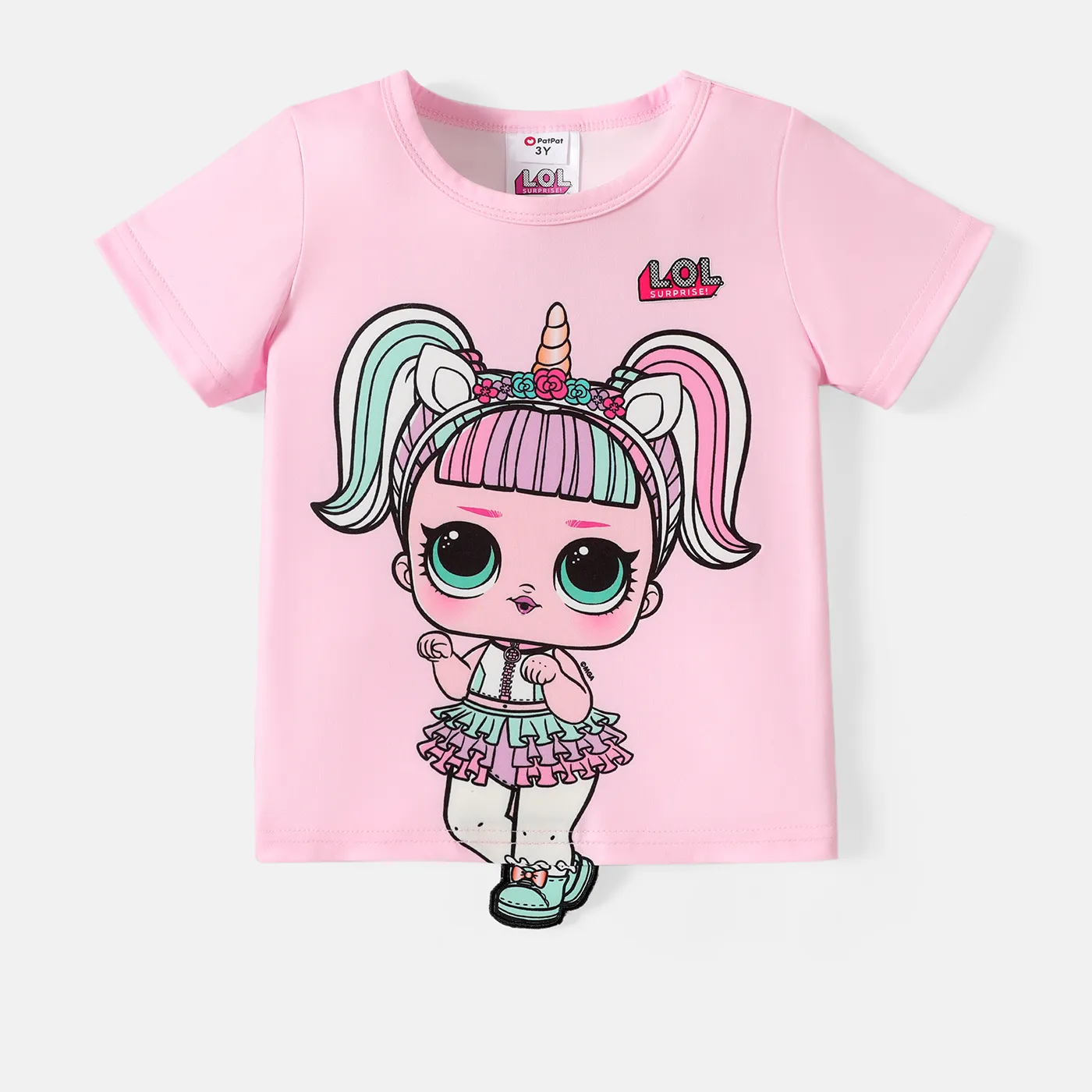 L.O.L. SURPRISE！幼兒/兒童女孩角色印花短袖 T 卹  big image 6