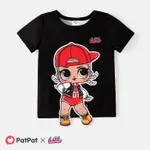 L.O.L. SURPRISE! Toddler/Kid Girl Character Print Short-sleeve Tee Black