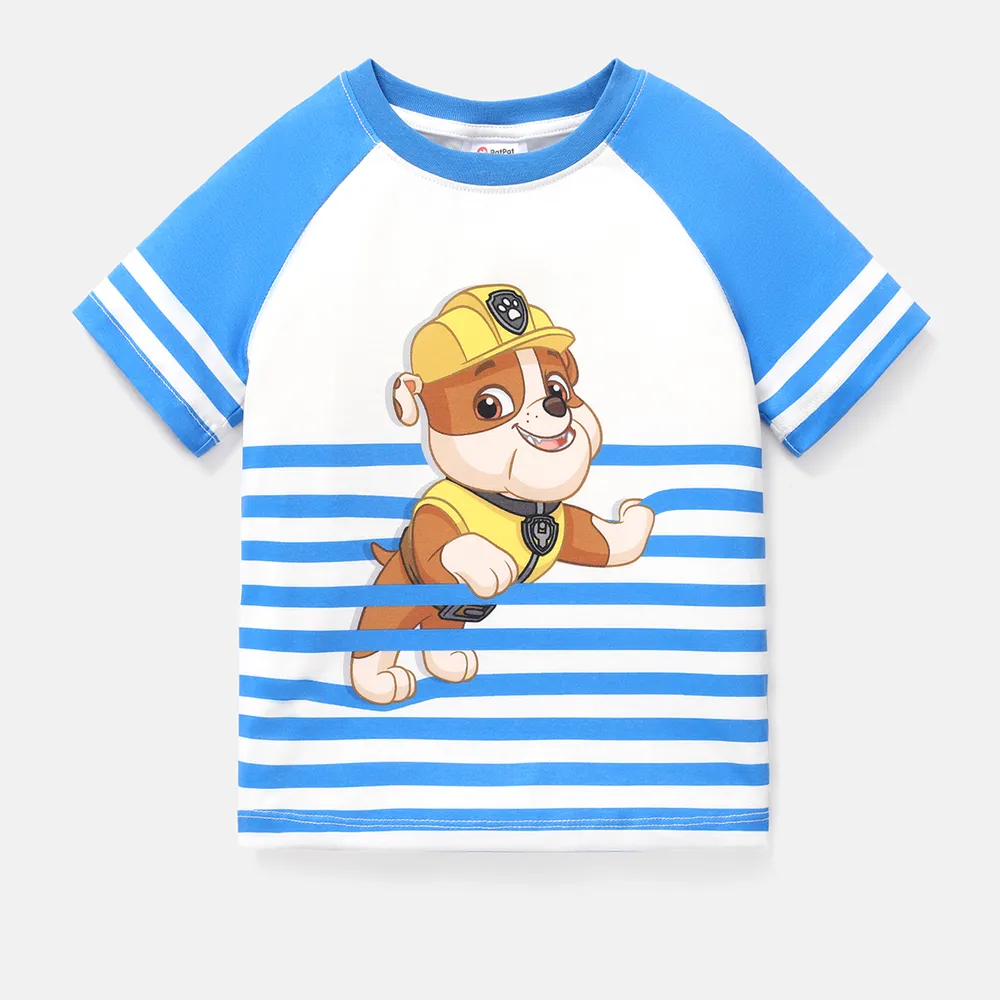 PAW Patrol Toddler Boy/Girl Naia Striped Short-sleeve Cotton Tee big image 9