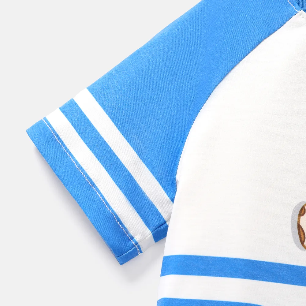 PAW Patrol Toddler Boy/Girl Naia Striped Short-sleeve Cotton Tee big image 4