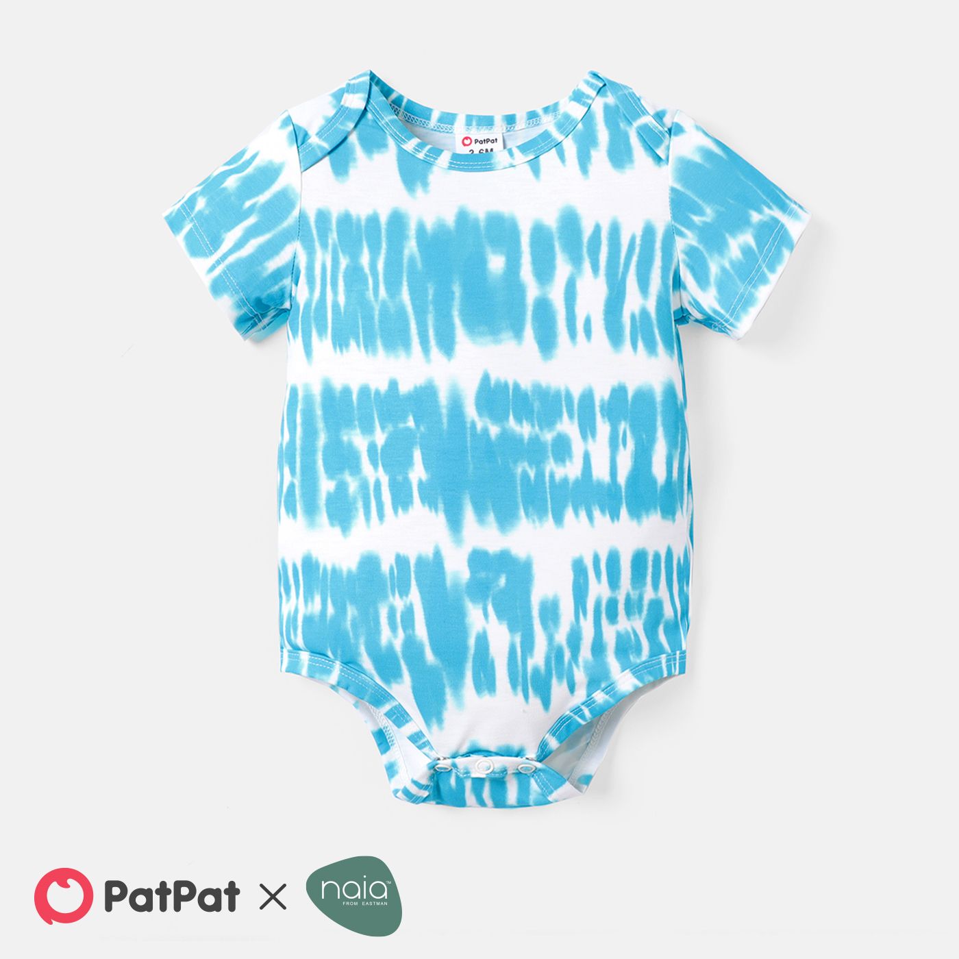 

Baby Boy Short-sleeve Allover Print Naia™ Romper