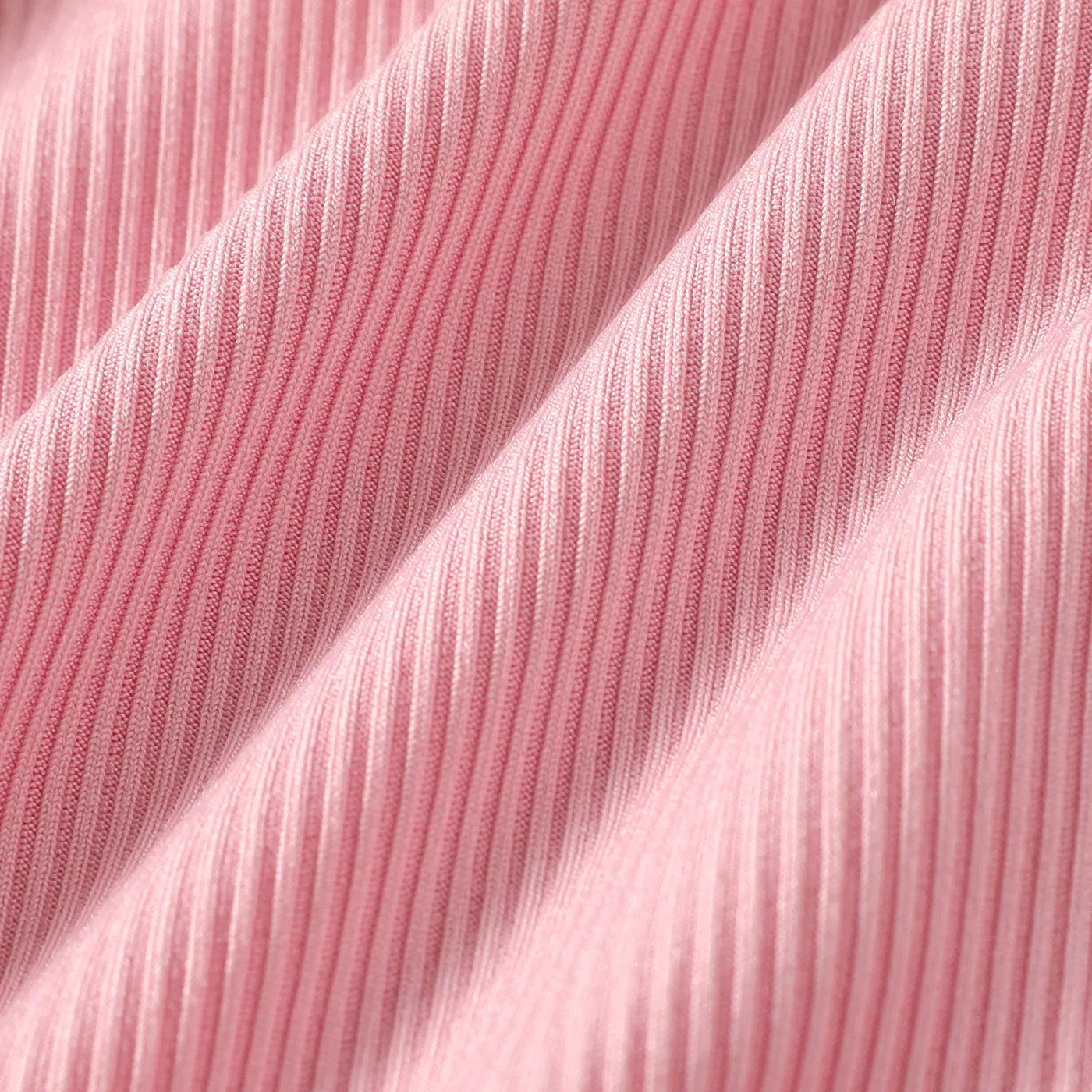Kid Girl 3D Bowknot Design Solid Color Elasticized Straight Pants Pink image 6