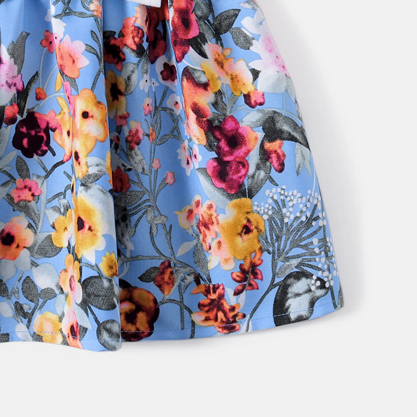 Look de família Flores isoladas Sem mangas Conjuntos de roupa para a família Conjuntos  image 5