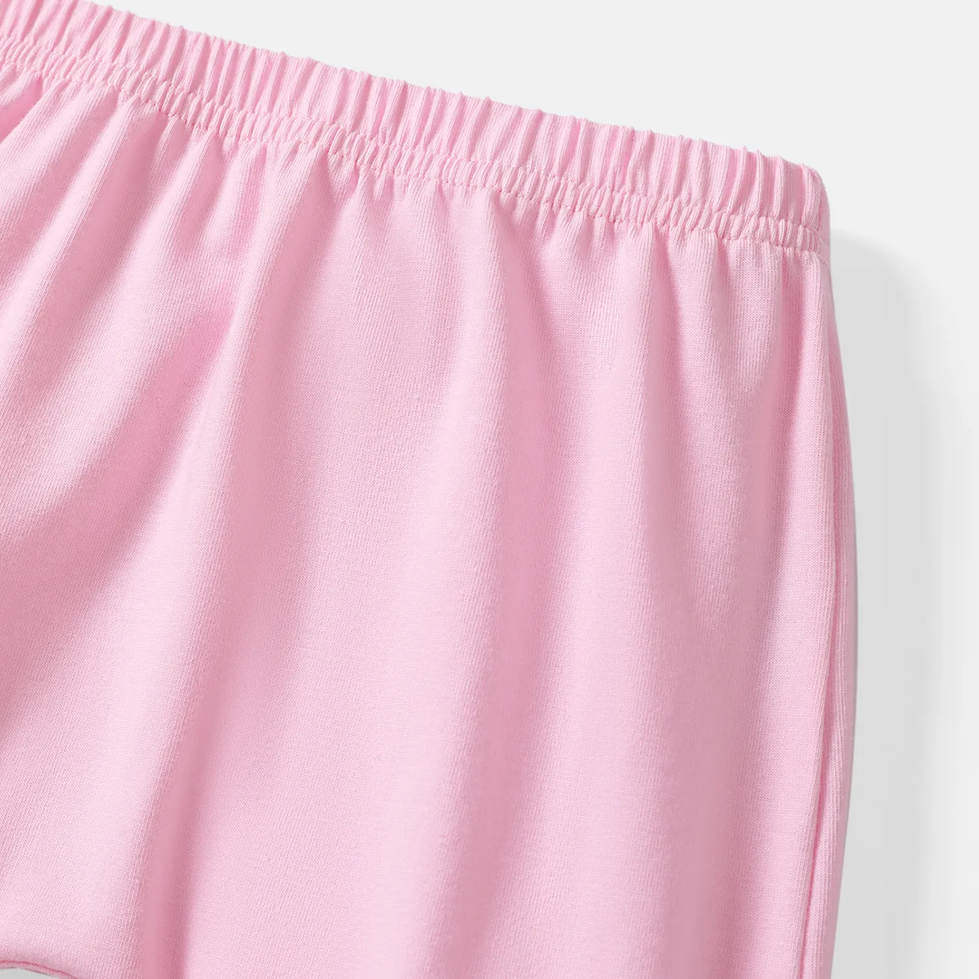 Looney Tunes Baby Boy/Girl Cartoon Animal Print Cotton Sweatpants Light Pink image 3