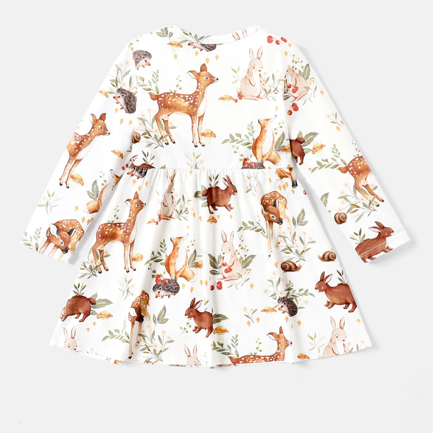 Naia Toddler Girl Animal Print Long-sleeve Dress Colorful image 2