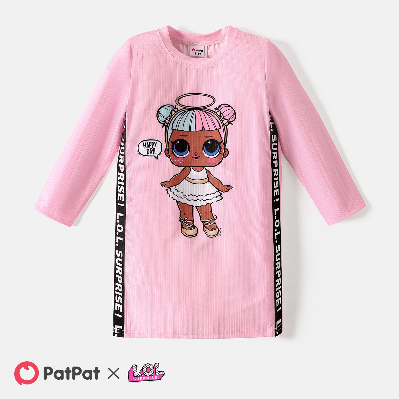 

L.O.L. SURPRISE! Toddler Girl Webbing Design Long-sleeve Tee