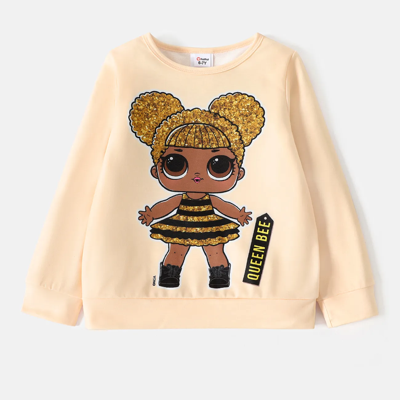 LOL Surprise Kinder Mädchen Figur Pullover Sweatshirts Aprikose big image 1