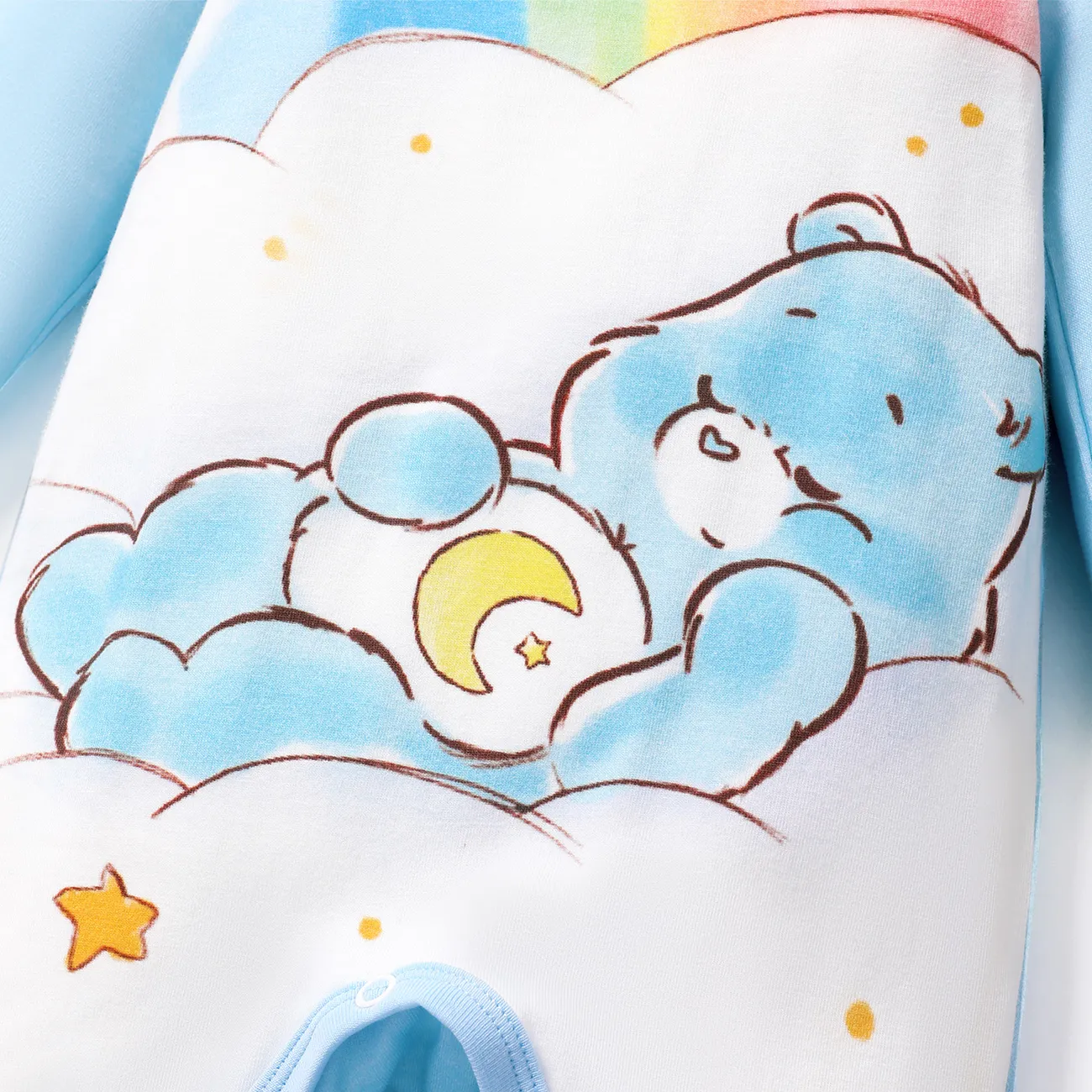 Ursinhos Carinhosos Bebé Unissexo Urso Infantil Manga comprida Macacão azul big image 1