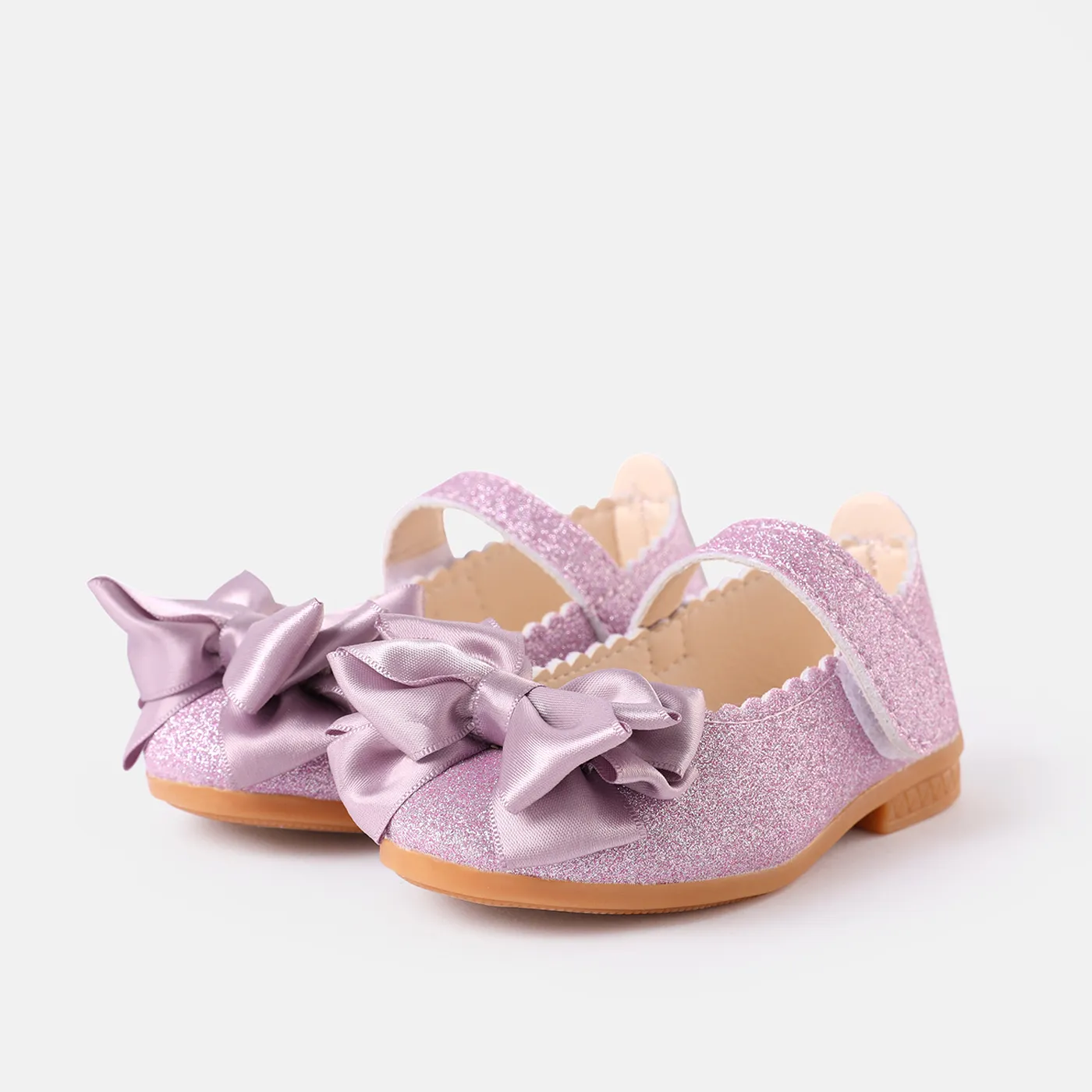 Toddler / Kid Bow Decor Glitter Mary Jane Shoes  image 4
