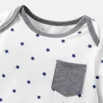 Naia Baby Boy Star Print/Polka dots /Stripe Long-sleeve Jumpsuits  image 4