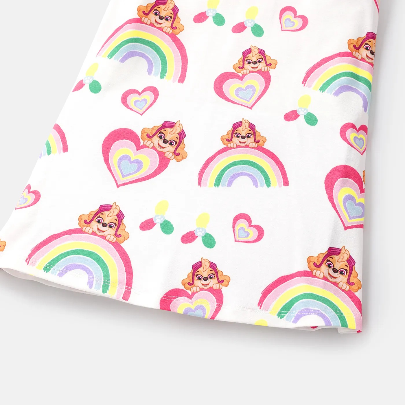 Patrulha Canina Criança Menina Mangas franzidas Bonito Vestidos colorido image 5