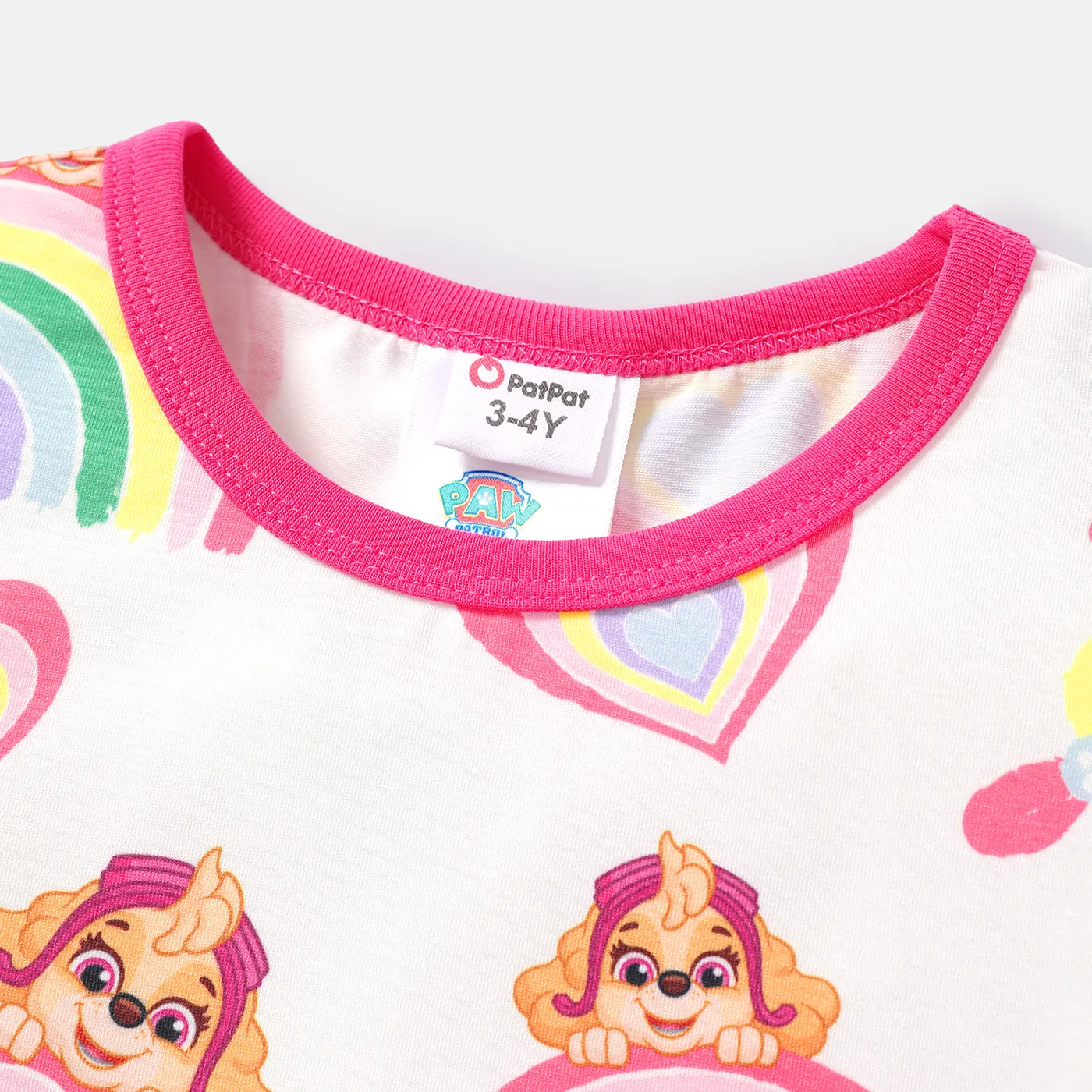 Patrulha Canina Criança Menina Mangas franzidas Bonito Vestidos colorido image 3