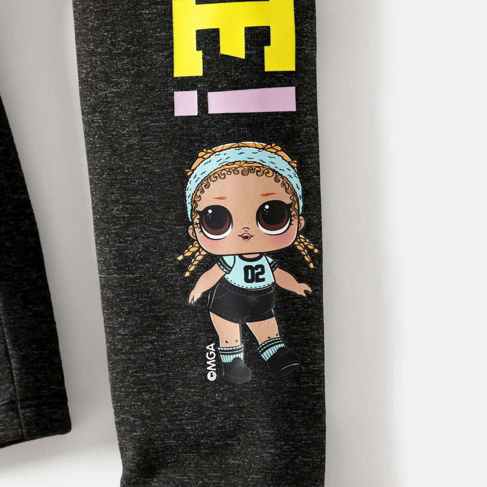 L.O.L. SURPRISE! Toddler Girl Letter Print Elasticized Leggings big image 2