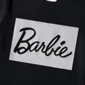 Barbie Mommy and Me Black Cotton Short-sleeve Letter Print Bodycon T-shirt Dresses  image 2