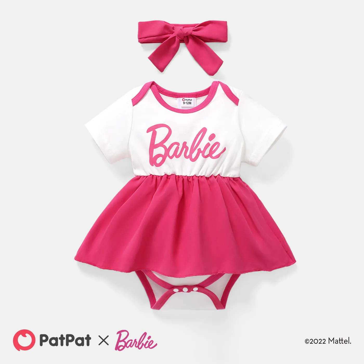 Barbie Mommy and Me Letter Print Belted Combo Tank Rompers  image 6
