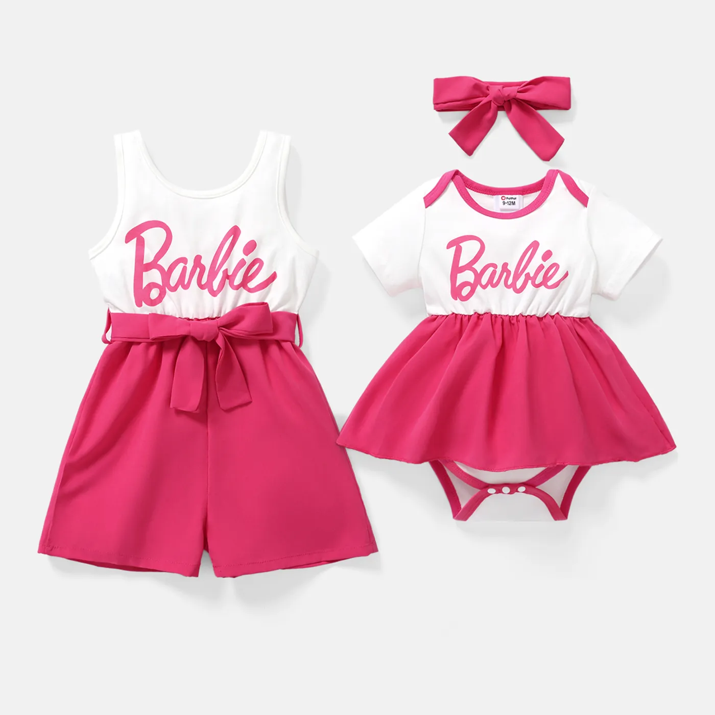 Barbie Toddler Kid Girl Dress / Bomber Jacket / Cami Romper / Sets / Sibling Matching Rompers White image 4