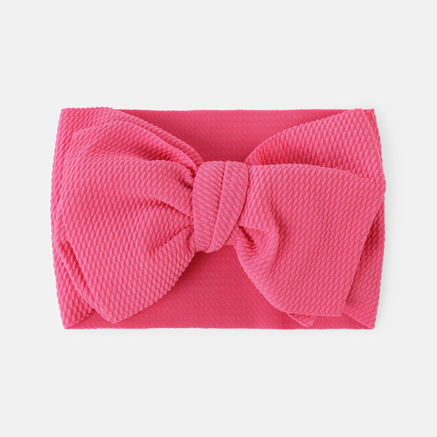 

Bow Decor Textured Cloth Headband for Girls