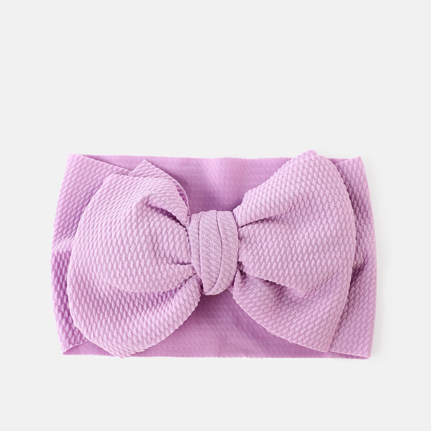 

Bow Decor Textured Cloth Headband for Girls