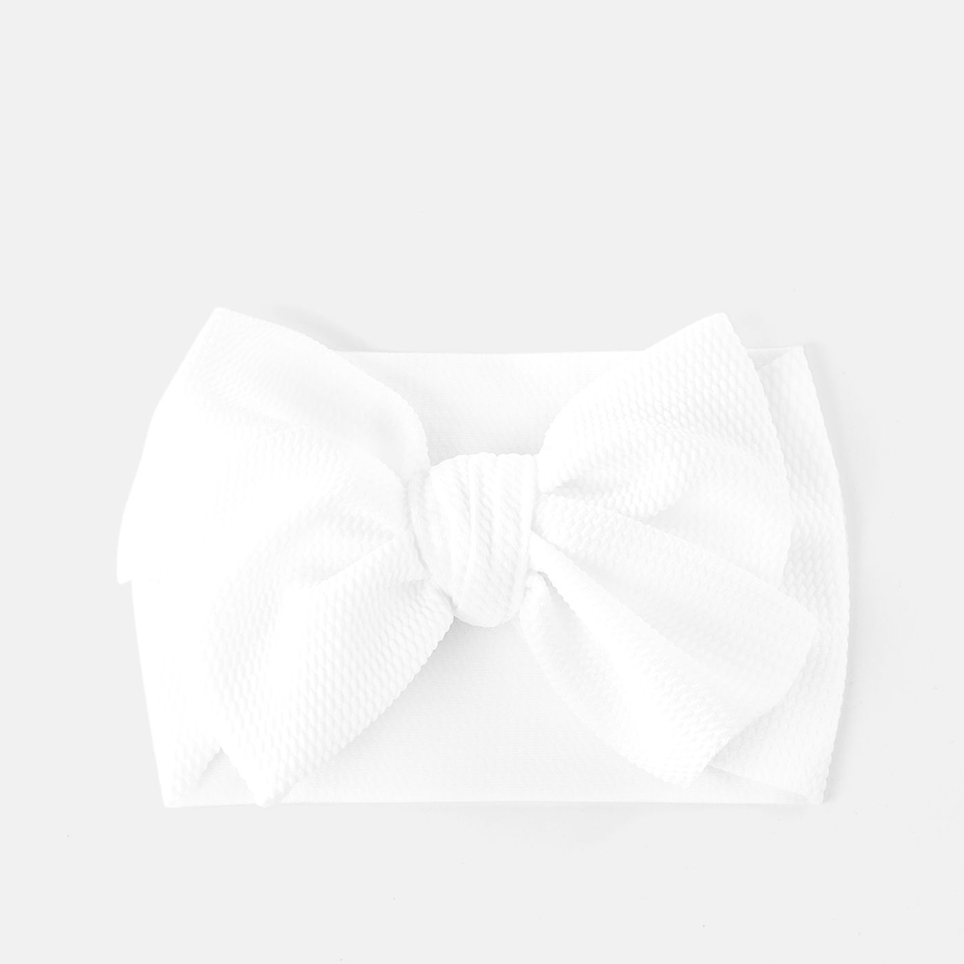 

Bow Decor Textured Cloth Headband for Girls