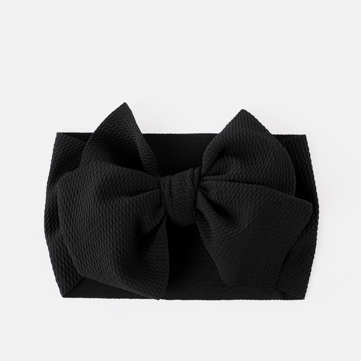 

Bow Decor Textured Cloth Headband for Girls