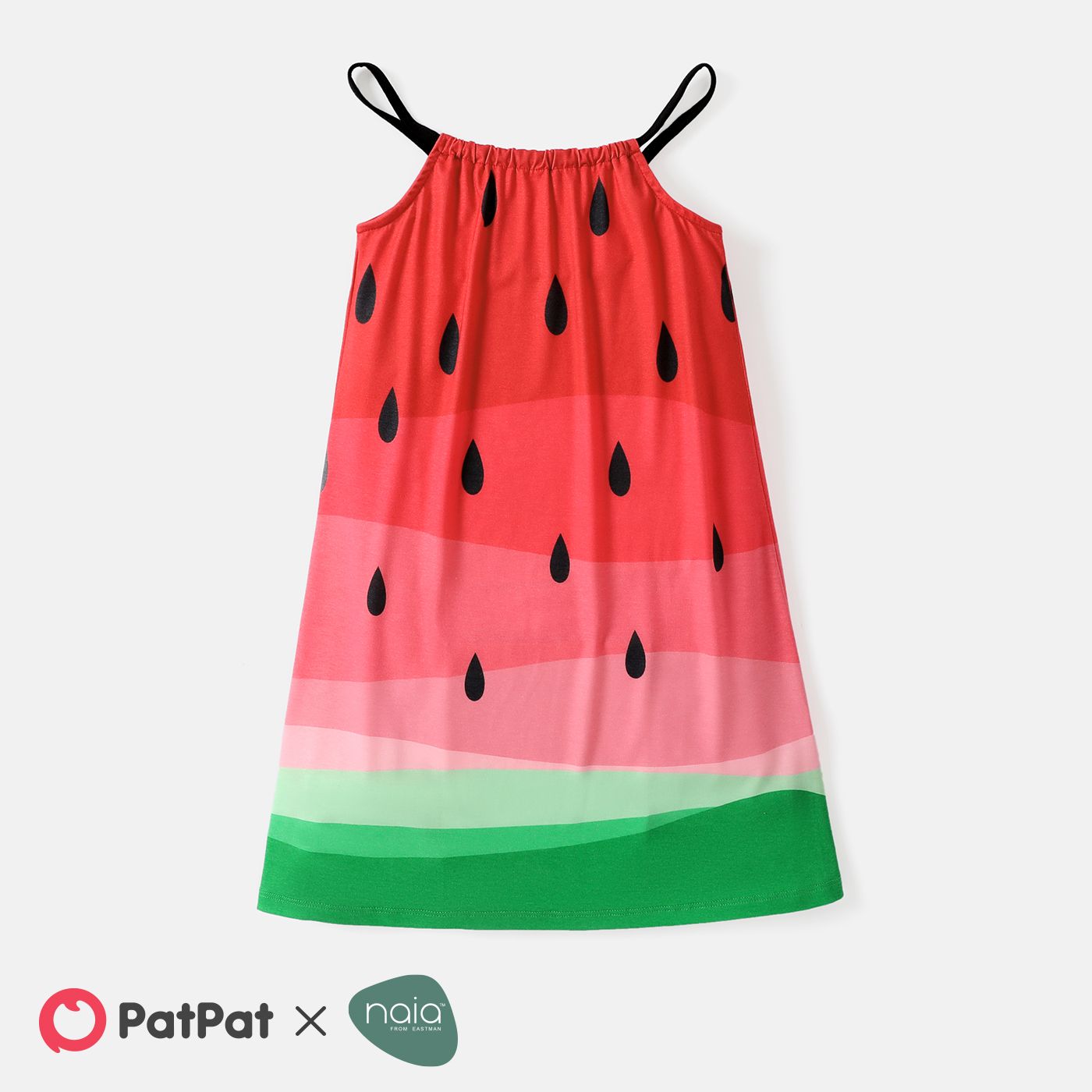 Kid Girl Naia Watermelon Print Slip Dress