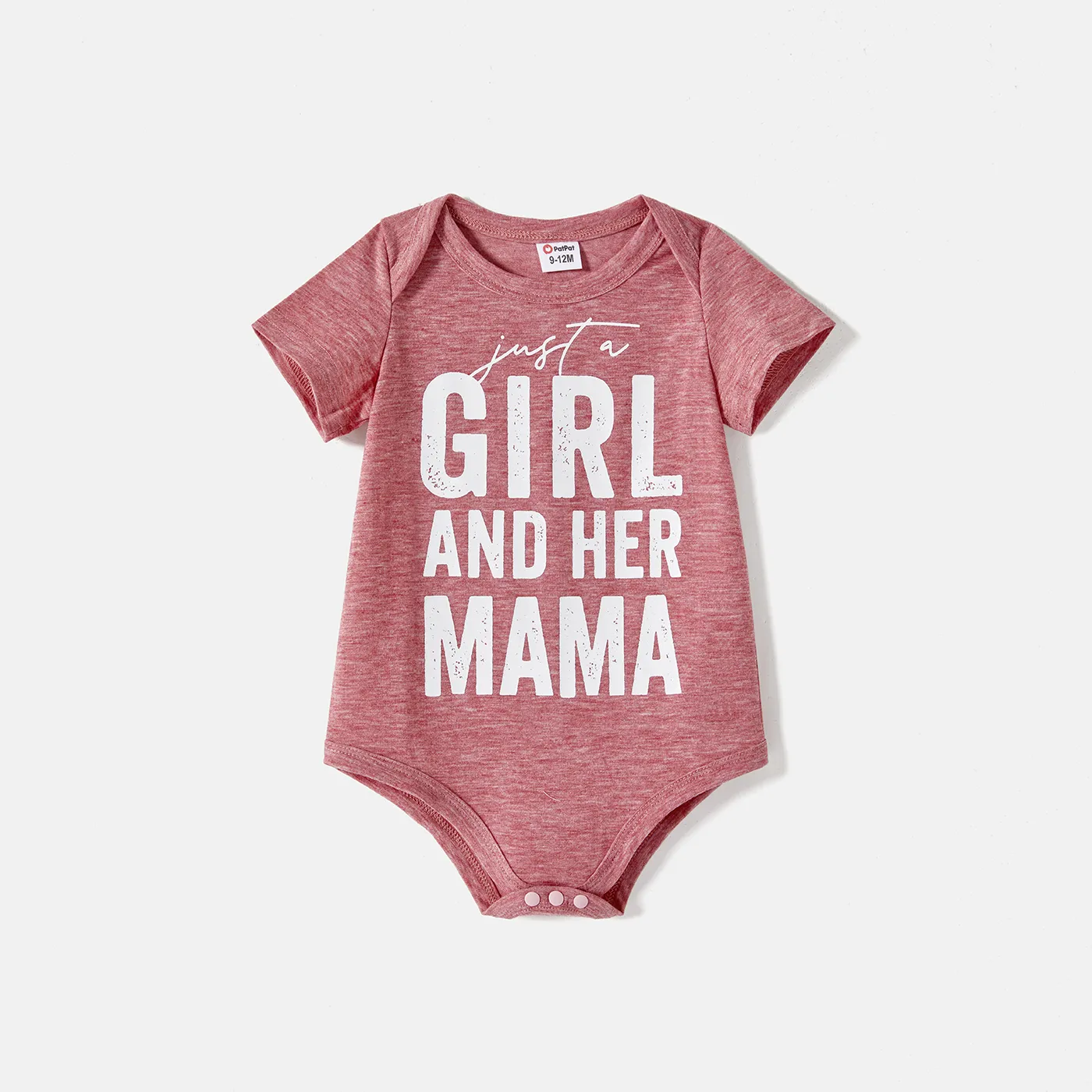 Mommy And Me Short-sleeve Letter Print Tee