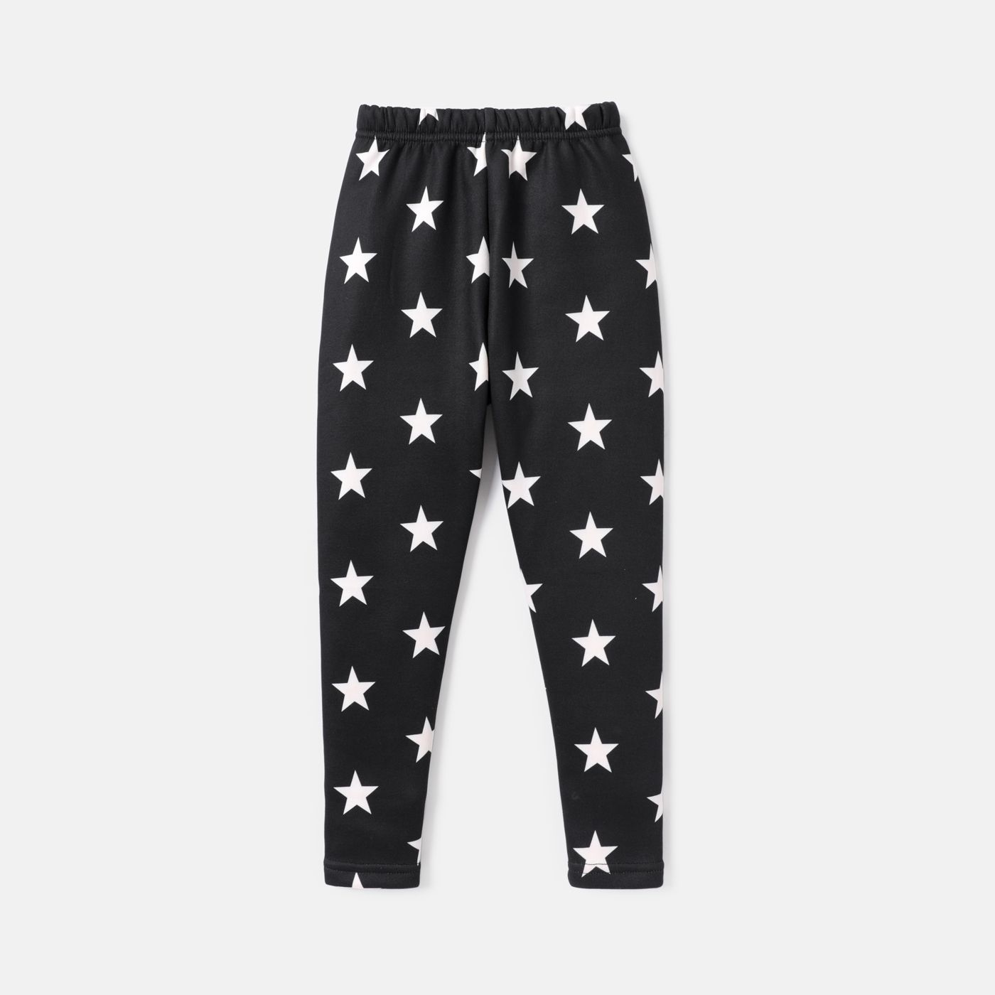 

Kid Girl Star Print Fleece LinedLeggings