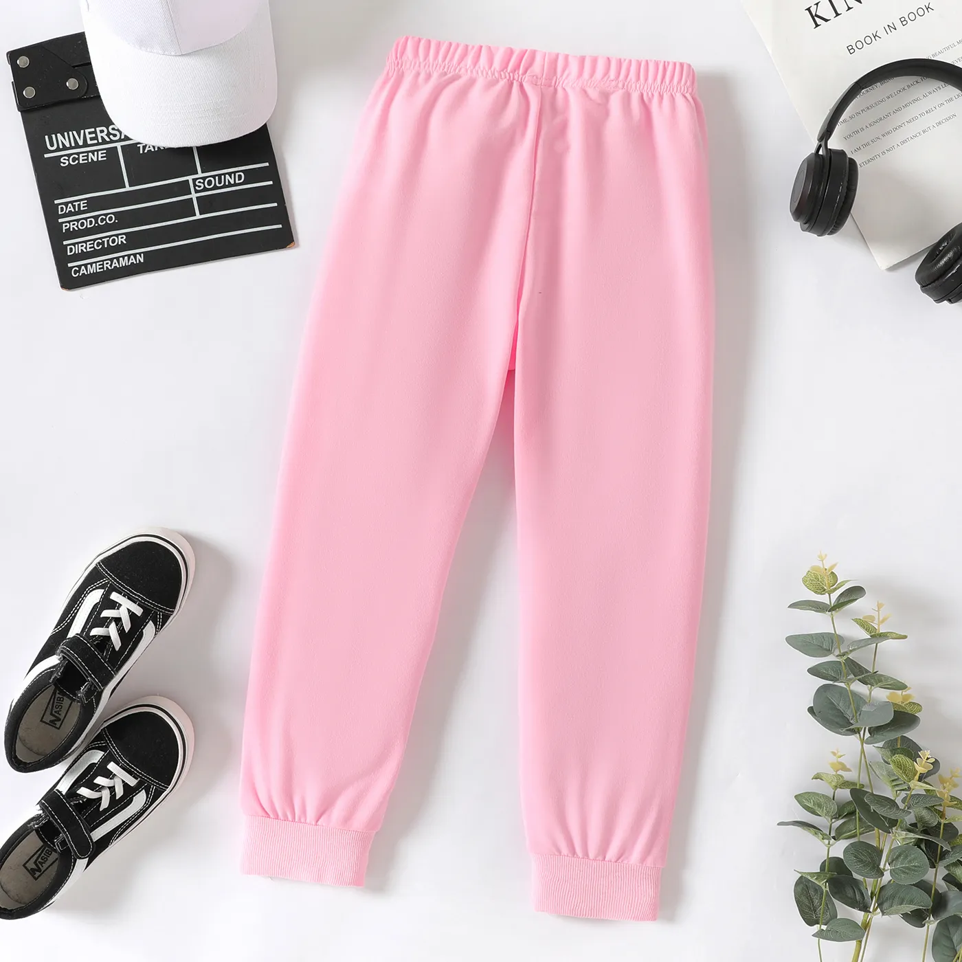 Kid Boy/Kid Girl Solid Color Elasticized Pants  image 5