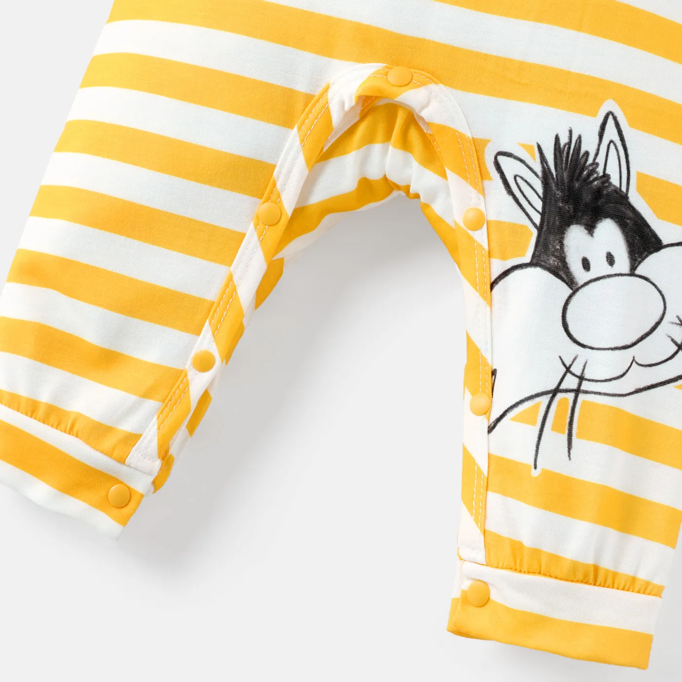 Looney Tunes Bebé Unissexo Casual Manga comprida Macacão  image 5