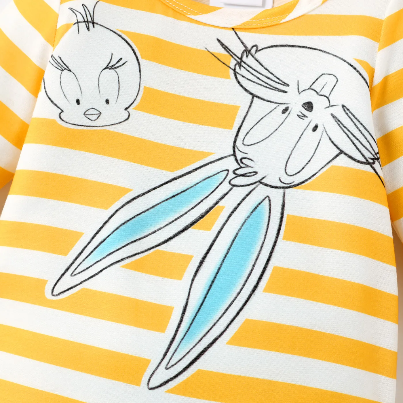 Looney Tunes Bebé Unissexo Casual Manga comprida Macacão  image 4
