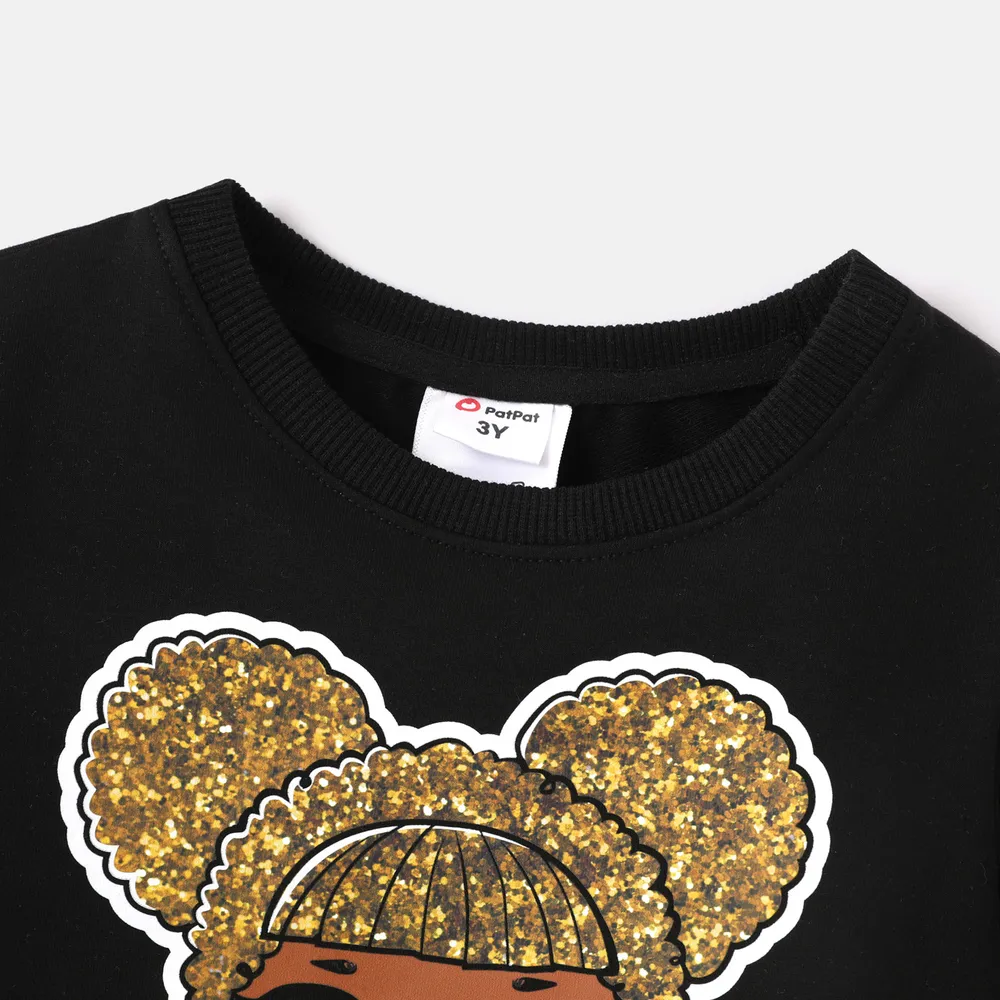 L.O.L. SURPRISE! Toddler Girl Character Print Cotton Pullover Sweatshirt big image 3