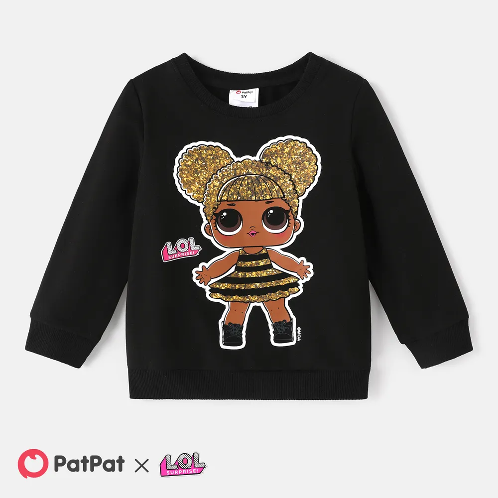 L.O.L. SURPRISE! Toddler Girl Character Print Cotton Pullover Sweatshirt  big image 1