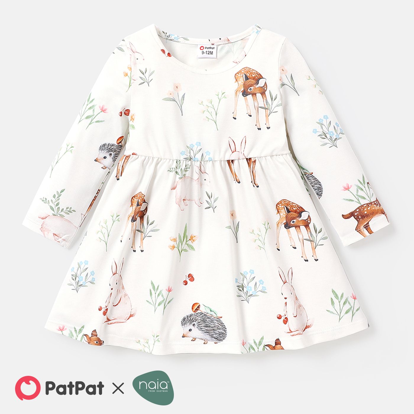 Robe Naia™ à Manches Longues Et Imprimé Animalier Bébé Fille