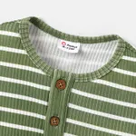 Baby Girl Cotton Ribbed Striped Short-sleeve Tee  image 4