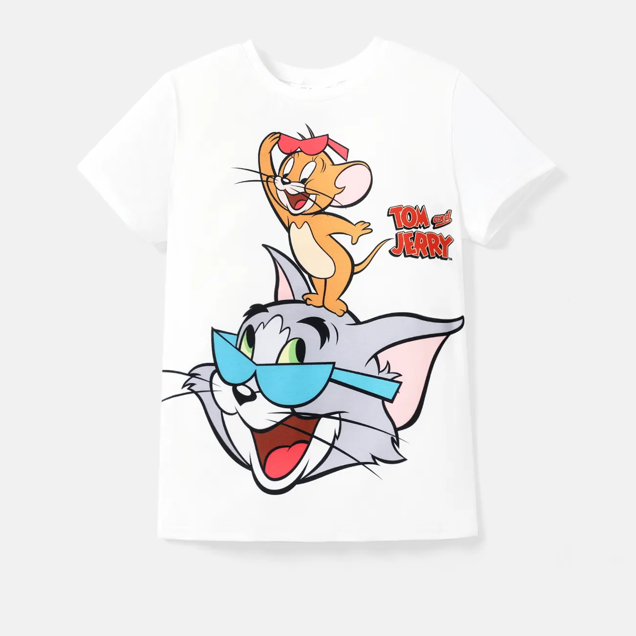 Tom and Jerry 全家裝 母親節 貓 短袖 親子裝 上衣 彩色 big image 1