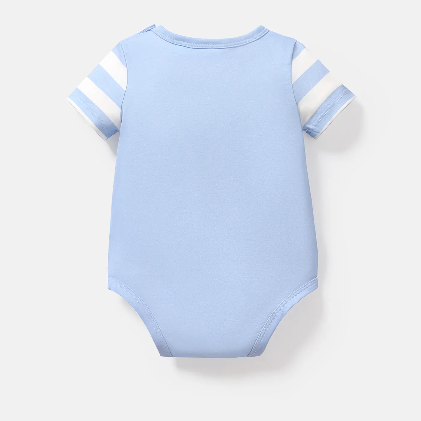 Care Bears Baby Boy/Girl Striped Short-sleeve Graphic Naia™ Romper  big image 6