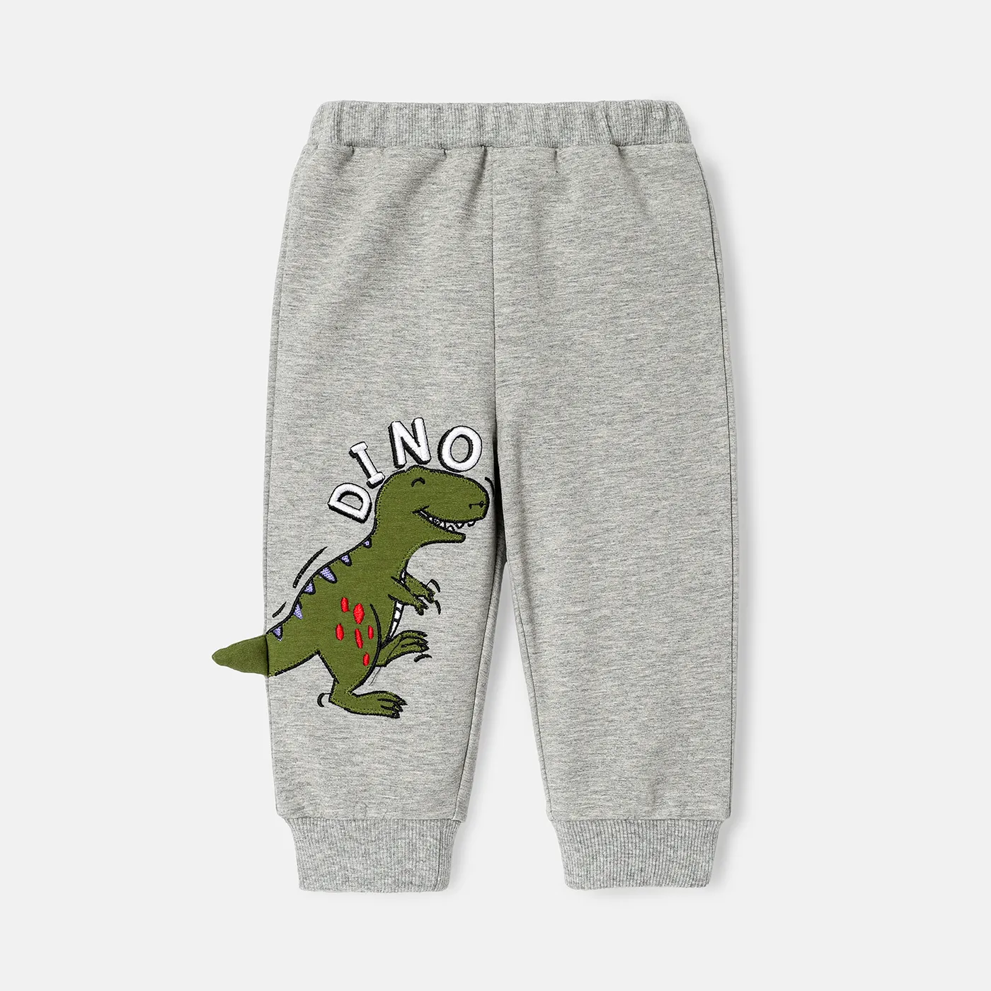 

Baby Boy Cotton Dinosaur Embroidered Elasticized Pants