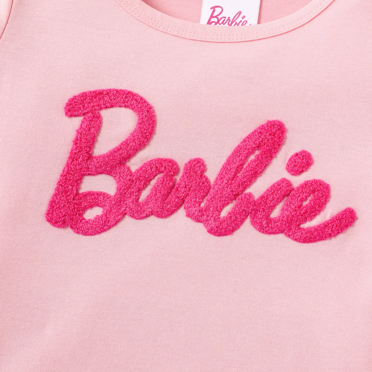 Barbie Fille Décontracté T-Shirt Rose Clair big image 1