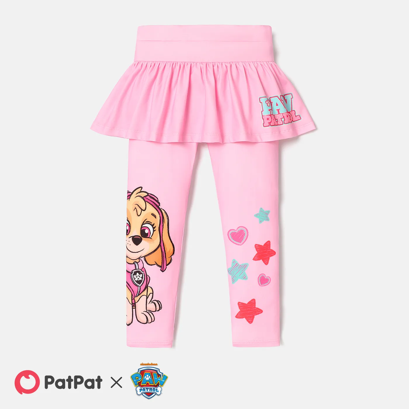 PAW Patrol Toddler Girl Character Print Skirt Leggings