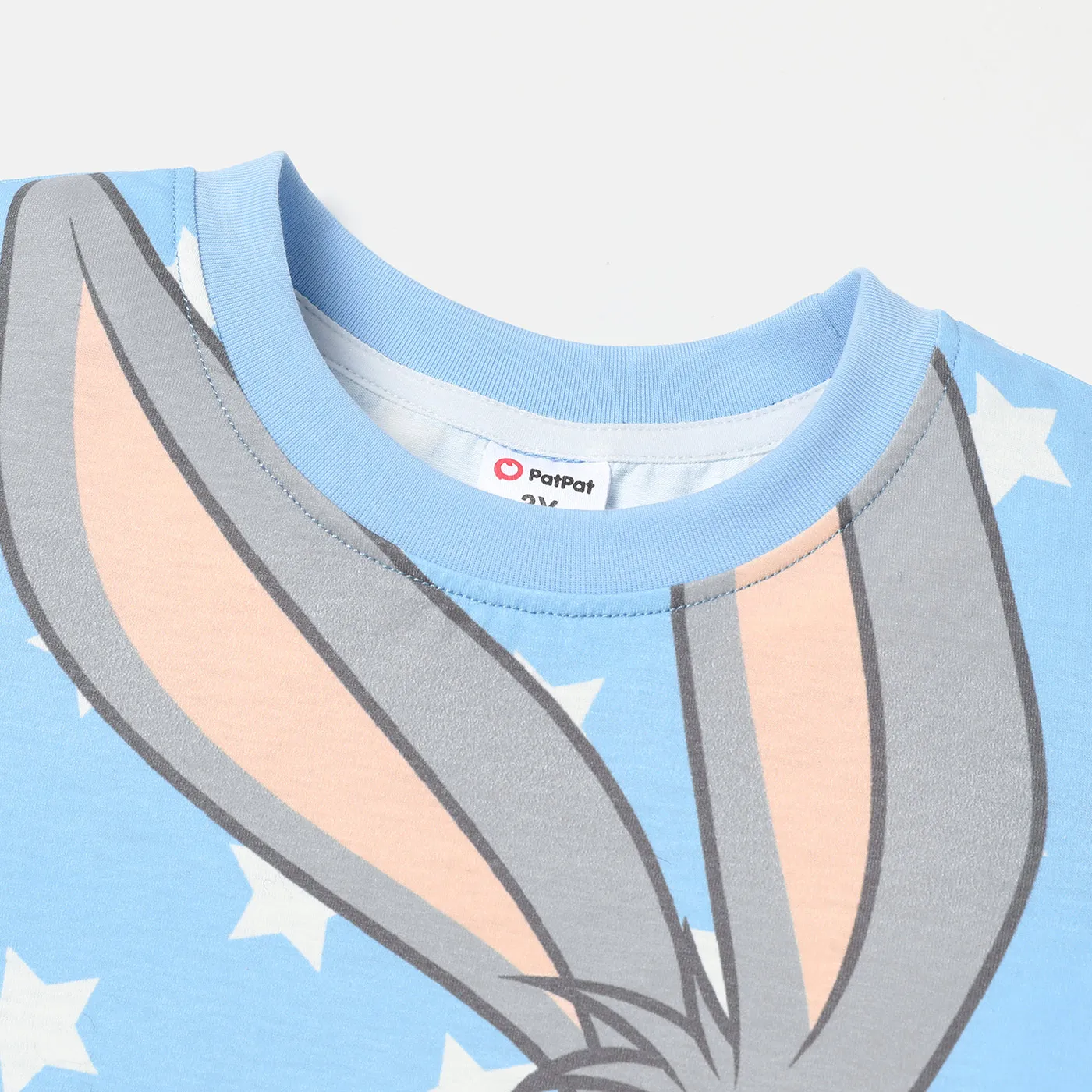 Looney Tunes 2 unidades Criança Unissexo Infantil Animais conjuntos de camisetas azul image 4