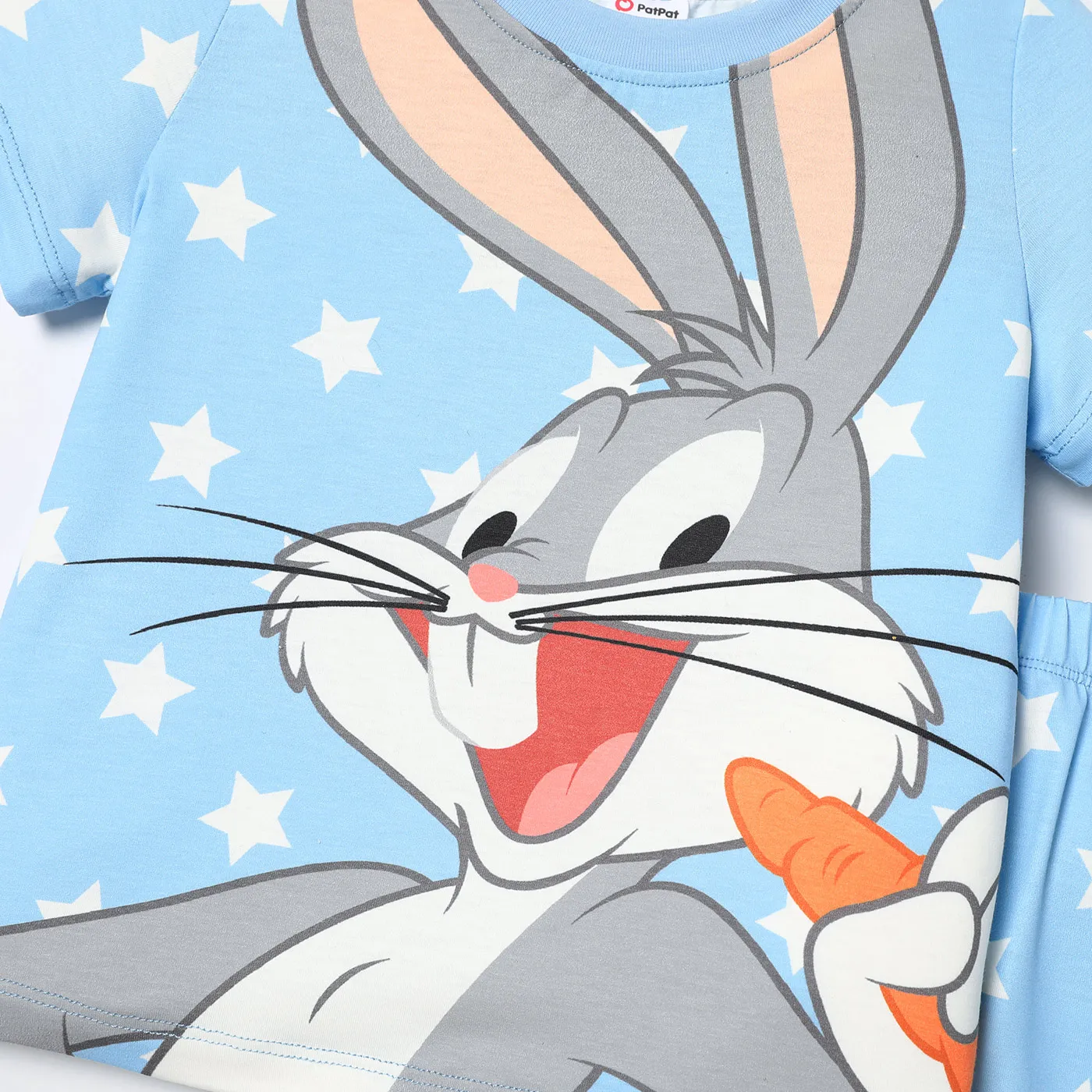 Looney Tunes 2 unidades Criança Unissexo Infantil Animais conjuntos de camisetas azul image 3
