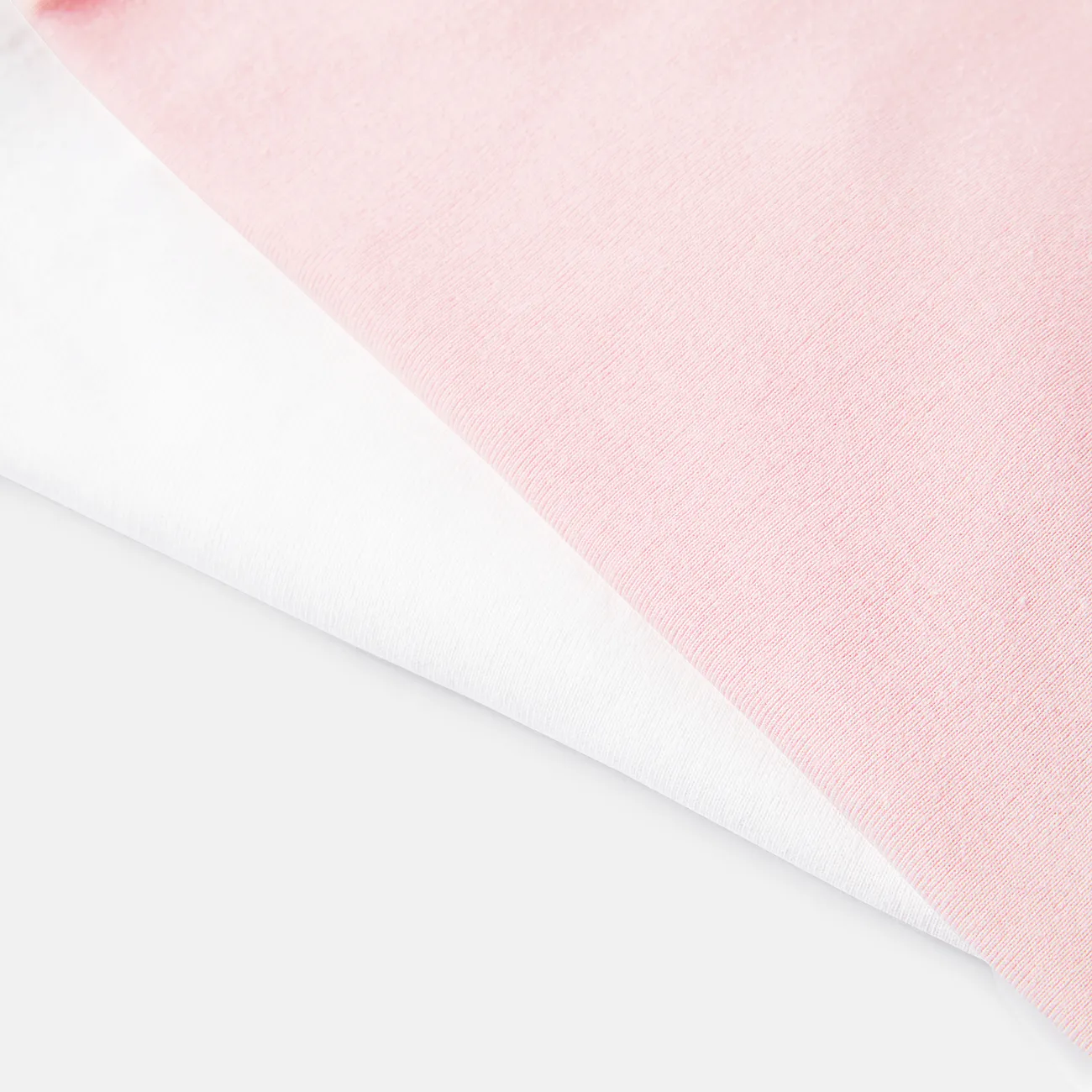 Pacote com 2 macacões de manga curta para bebê menina/menino 100% algodão cor sólida rosa branco big image 1