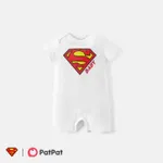 Superman Family Matching Cotton Short-sleeve Graphic White Tee  image 5