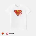 Superman Family Matching Cotton Short-sleeve Graphic White Tee  image 2