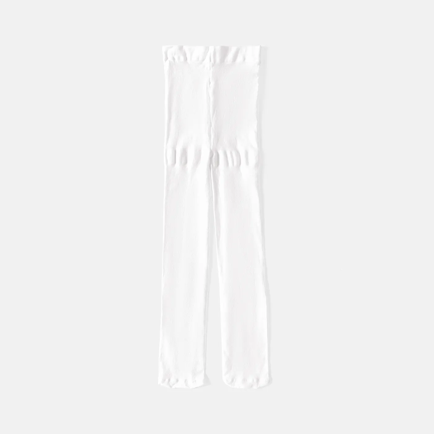 leggings de dança com pés de cor sólida para meninas  big image 1