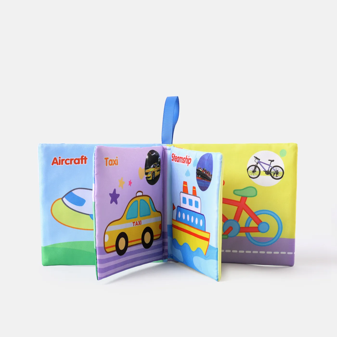 

1Pc/6Pcs Baby Cloth Book Baby Early Education Cognition Farm Animal Vegetable Animals Wearing Transportation Sea World Cloth Book